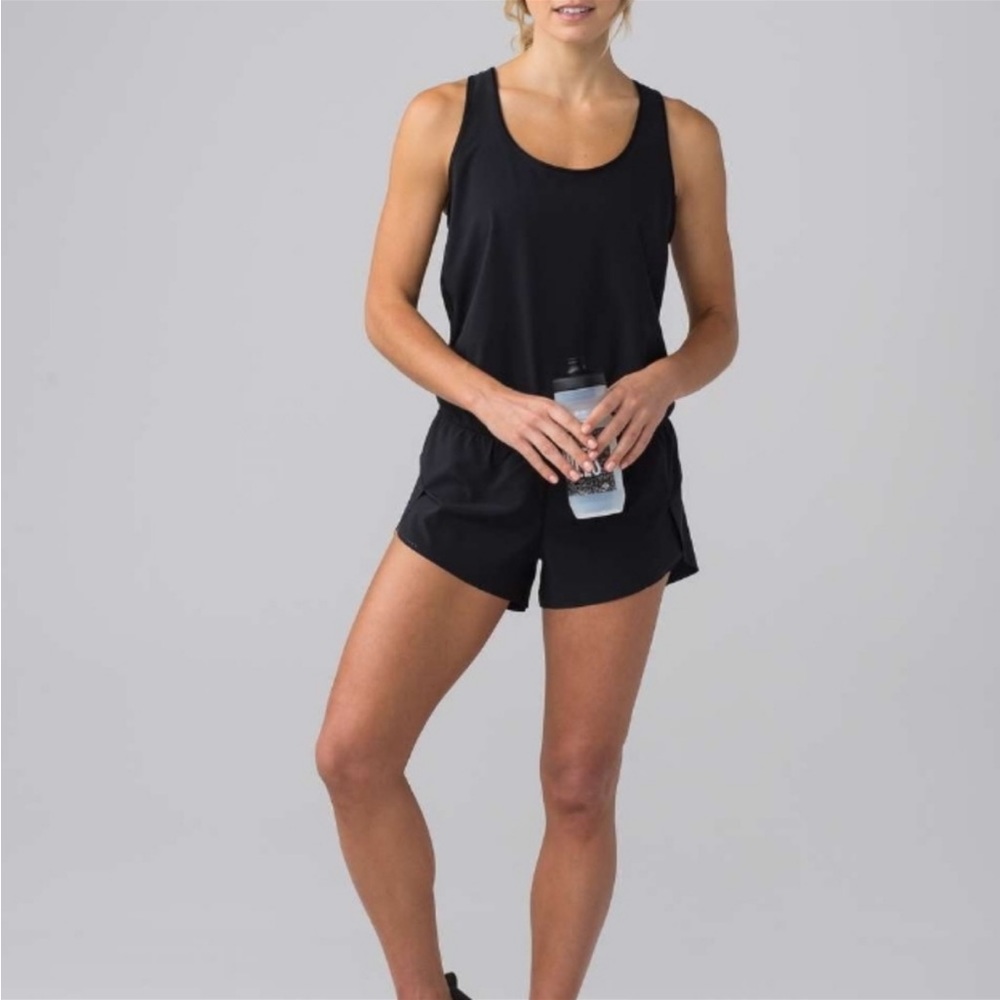 Lululemon chase me onesie in black